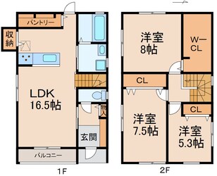 uala A･B･C･D棟の物件間取画像